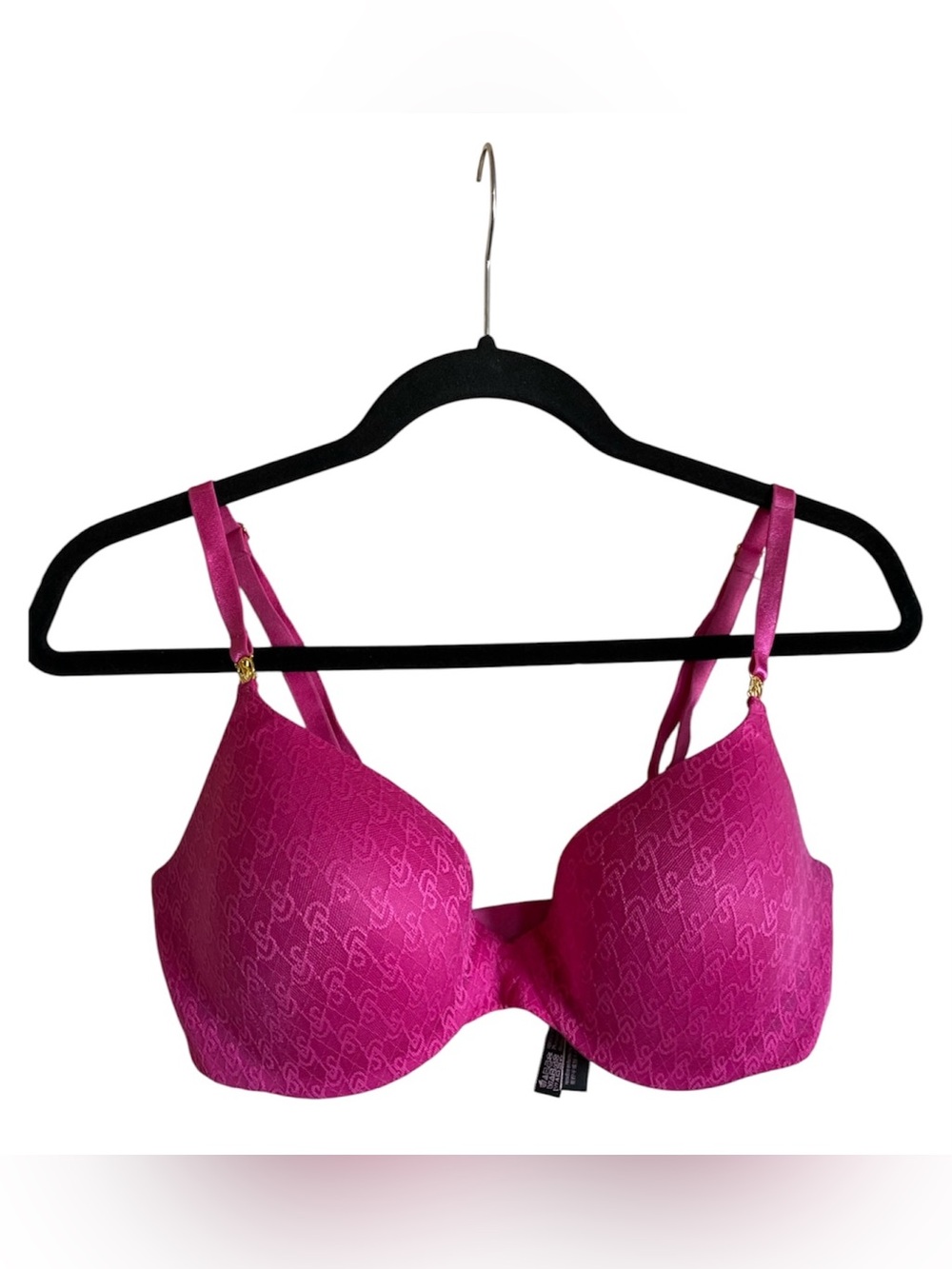 Women’s VICTORIAS SECRET Demi Pink Bra 34DD VIA